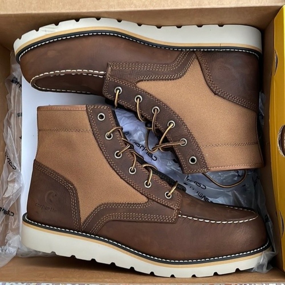 CARHARRT • SIZE 11.5 Men’s Moc Toe Shoe Wedge Boot